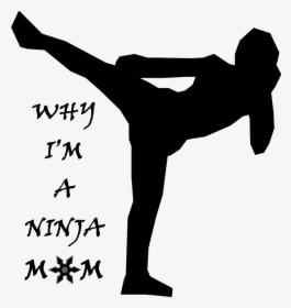 Ninja Silhouette Cliparts - Kung Fu, HD Png Download, Free Download