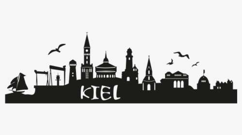 Kiel Skyline Silhouette Logo - Kiel Skyline, HD Png Download, Free Download