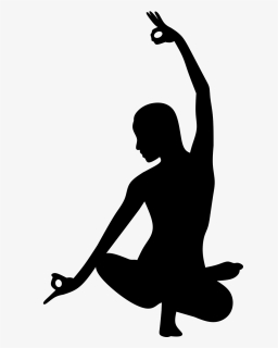 Silhouette, Yoga, Pose, Pilates, Flexible, Fit, Balance - Yoga Pose Silhouette, HD Png Download, Free Download