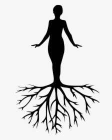 Meditation Silhouette Png - Woman Tree Of Life Silhouette, Transparent Png, Free Download