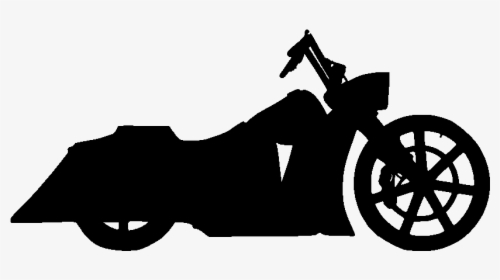 Harley Davidson Bagger Silhouette, HD Png Download, Free Download