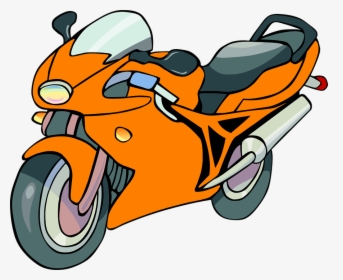 Vector Motorcycles Rear View - Motorcycle Clipart, HD Png Download, Free Download