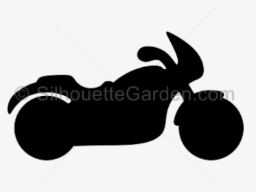 Motorcycle Silhouette Cliparts - Tribal Clip Art Flaming Motorcycle Silhouette, HD Png Download, Free Download