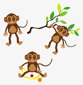 Cliparts For Free - Monkeys Clipart Transparent Background, HD Png Download, Free Download