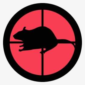 Transparent Rat Silhouette Png - Rat In A Scope, Png Download, Free Download