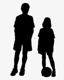 Silhouette Child Clip Art - Boy Silhouette Png, Transparent Png, Free Download