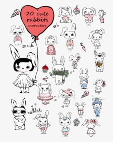 Vector Rabbit Woodland Animal, HD Png Download, Free Download