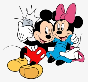 Mickey Minnie Selfie, HD Png Download, Free Download