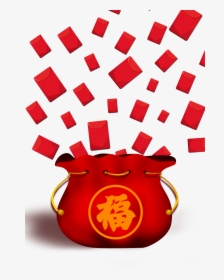 Child Chinese Festival Spring Fukubukuro Envelope Each - Chinese New Year, HD Png Download, Free Download
