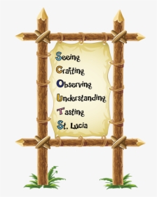 Scouts-01 - Wooden Street Sign Clip Art, HD Png Download, Free Download