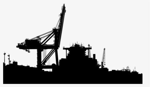 Industrial, Construction, Silhouette, Industry, Build - Silhouette, HD Png Download, Free Download