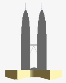 Empire State Building Silhouette Png - Klcc Clipart, Transparent Png, Free Download