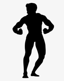 Transparent Bodybuilders Clipart - Fitness Silhouette, HD Png Download, Free Download