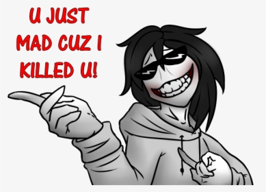 Name Jeff The Killer Age 1920 Idk Likes Knifes,death,blood - Jeff The Killer Mad, HD Png Download, Free Download