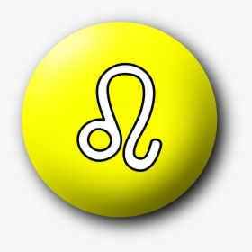Leo Symbol 3 Clip Arts - Logo Png Round Yellow, Transparent Png, Free Download