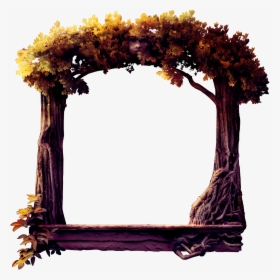 Transparent Autumn Trees Png - Trees Frame Png, Png Download, Free Download