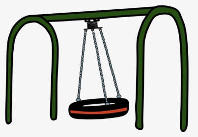 Transparent Swing Set Clipart - Tire Swing Clip Art, HD Png Download, Free Download
