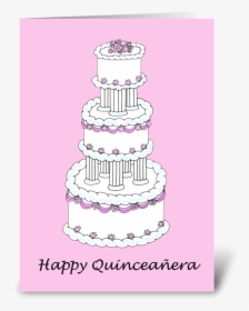 Happy Quinceanera Beautiful Cake - Happy Quinceanera, HD Png Download, Free Download
