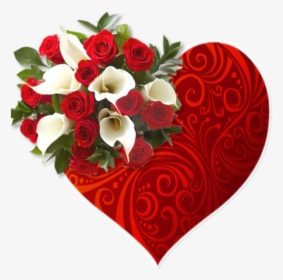 Tubes De Flowers For Png - Heart Flower Images Download, Transparent Png, Free Download