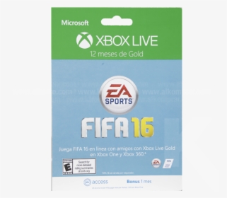 Tarjeta Xbox Live 12 Meses Brandeada Fifa - Fifa, HD Png Download, Free Download