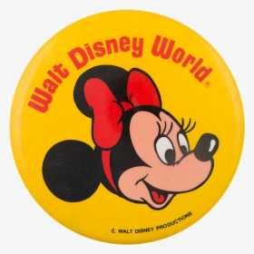 Walt Disney World Minnie Mouse Entertainment Button - Mickey Mouse Badge, HD Png Download, Free Download