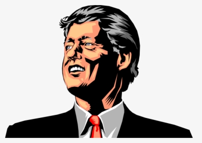 Vector Illustration Of William Jefferson "bill - Bill Clinton Clip Art, HD Png Download, Free Download