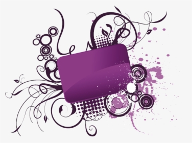 Purple Wedding Border Png, Transparent Png, Free Download