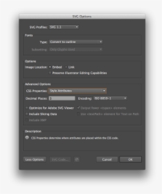 Adobe Illustrator Svg Settings - Setup Protonmail On Iphone, HD Png Download, Free Download