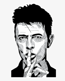 David Bowie Drawing Png, Transparent Png, Free Download