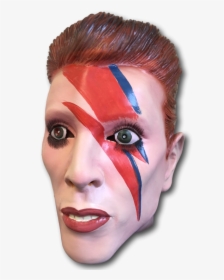 David Bowie Mask - Transparent Ziggy Stardust Png, Png Download, Free Download