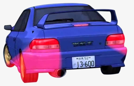 My Edit Initial D Subaru Impreza Bit Pixelated - Initial D Subaru Sti, HD Png Download, Free Download