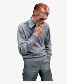 David Bowie Transparent - David Bowie Red Hair Smoking, HD Png Download, Free Download