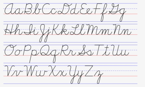 New American Cursive, Handwriting Style - Handwriting, HD Png Download, Free Download