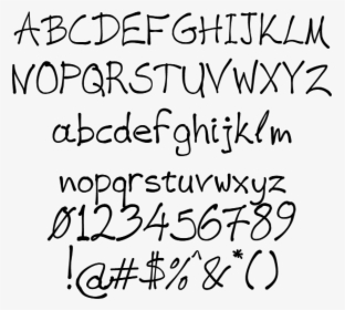 Clip Art Bullet Journal Handwriting Fonts - Font Simple Elegant, HD Png Download, Free Download