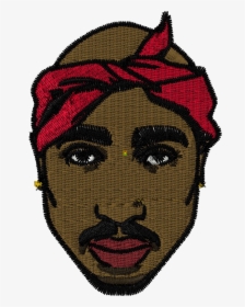 Tupac Shakur Png Download Image - Tupac Patch, Transparent Png, Free Download