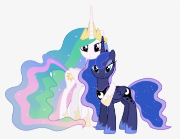Celtestia And Luna - My Little Pony Princess Celestia And Princess Luna, HD Png Download, Free Download