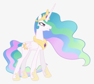 Awesome Celestia Pics - Angry Mlp Princess Celestia Vector, HD Png Download, Free Download