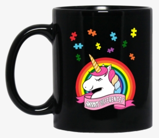 Autism Awareness Unicorn Puzzle Piece Mugs Bm11oz 11 - Fathers Day Mugs For Grandpa, HD Png Download, Free Download