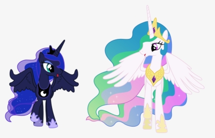 Princess Celestia And Princess Luna-vb457 - My Little Pony Prinzessin Luna And Celestia, HD Png Download, Free Download