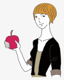 Apple Tea Leaf - Cartoon, HD Png Download, Free Download
