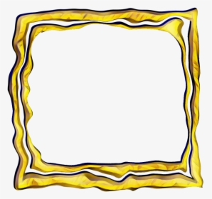 Frame Gold Polaroid Square Glitch - Square Glitch Png, Transparent Png, Free Download