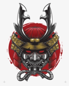 Samurai-head - Samurai Head Transparent Background, HD Png Download, Free Download