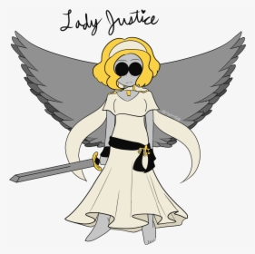 We Figured Since Lady Justice Is Our First Rewrite - Cartoon, HD Png Download, Free Download