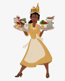 Princess Tiana As Waitress , Png Download - Tiana Disney Princess, Transparent Png, Free Download
