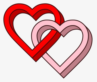 Transparent Two Hearts Clipart - Transparent Love Heart Gif, HD Png Download, Free Download