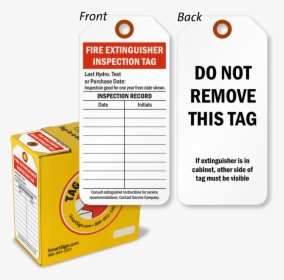 Signs For Fire Extinguisher Inspection, HD Png Download, Free Download