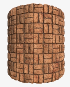Traditional Red Or Orange Brick Texture In Basket Weave - Storage Basket, HD Png Download, Free Download