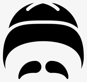 Chinese Hat And Moustache - Mustache Chinese Png, Transparent Png, Free Download