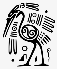 Ancient Mexico Motif Bird, HD Png Download, Free Download
