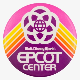 Epcot Center Pink Entertainment Button Museum - Epcot Center Logo, HD Png Download, Free Download